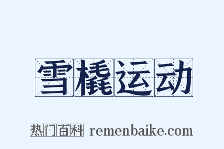 雪橇运动是什么意思的图片